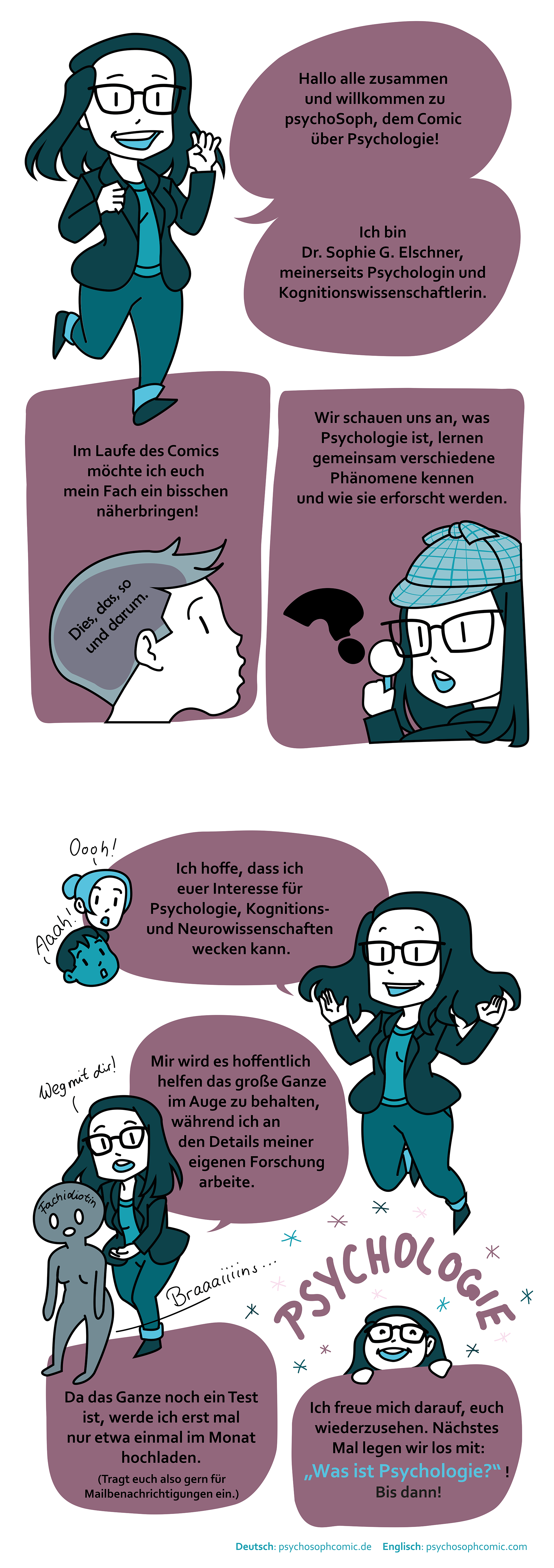 psychoSoph Comic 001 Intro: Vorstellung von psychoSoph