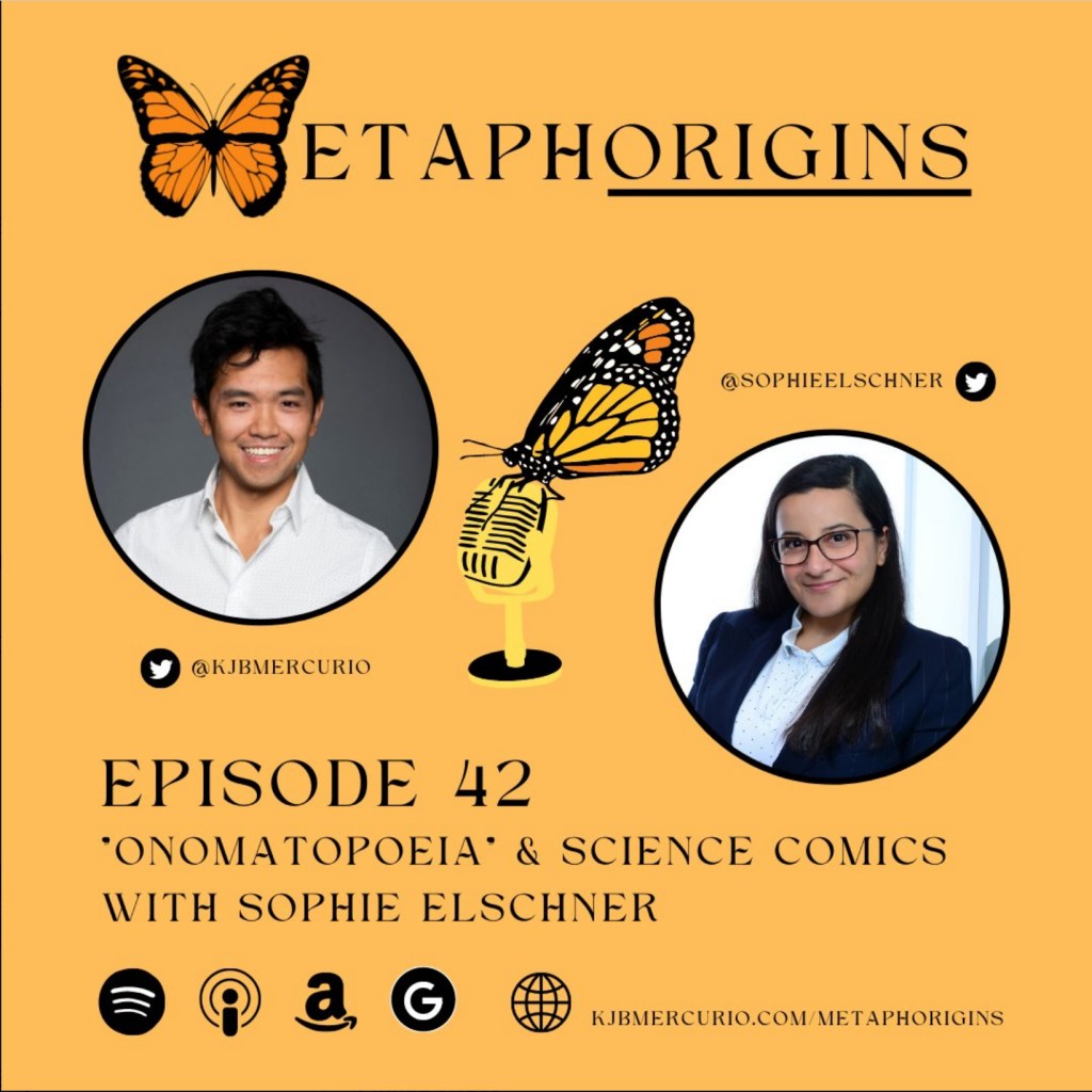 Metaphorigins-Podcastepisode Onomatopoeia & Wissenschaftscomics mit Sophie Elschner Screenshots